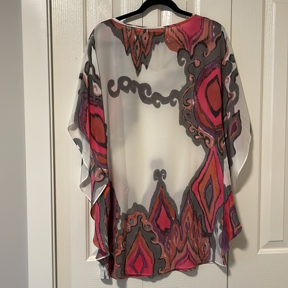 Trina Turk silk coverup size 0 - Picture 4 of 8